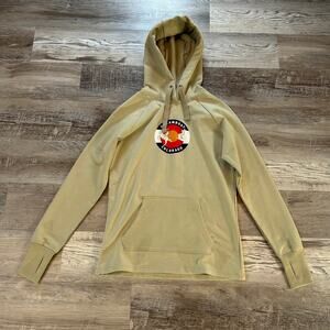 ROVE Steamboat Colorado Hoodie XS Oatmeal Thumb Hole Pullover NWT